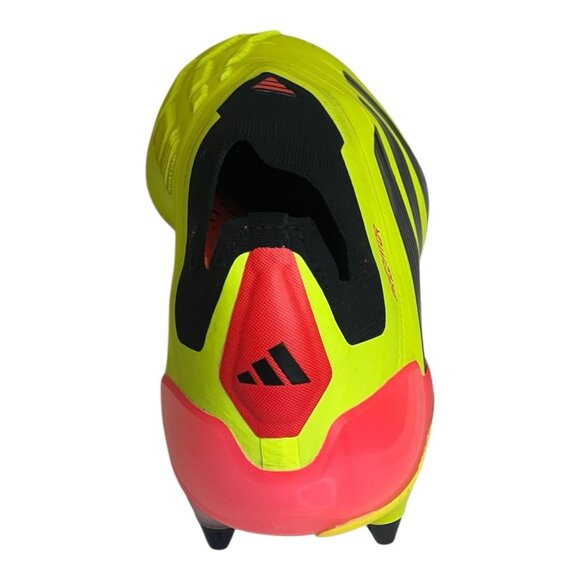 adidas Predator Elite Laceless SG IE0046 Soccer Cleats Citrus Energy Men Sz 13 - Picture 4 of 11